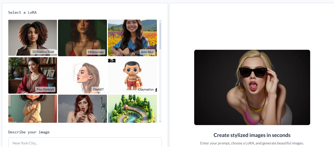 Best LoRA AI Image Generator | #1 Flux LoRA Platform